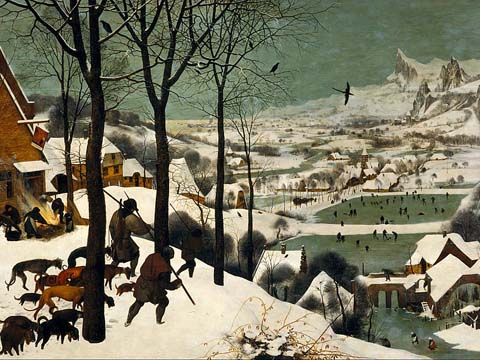 Bruegel, The Hunters in the Snow